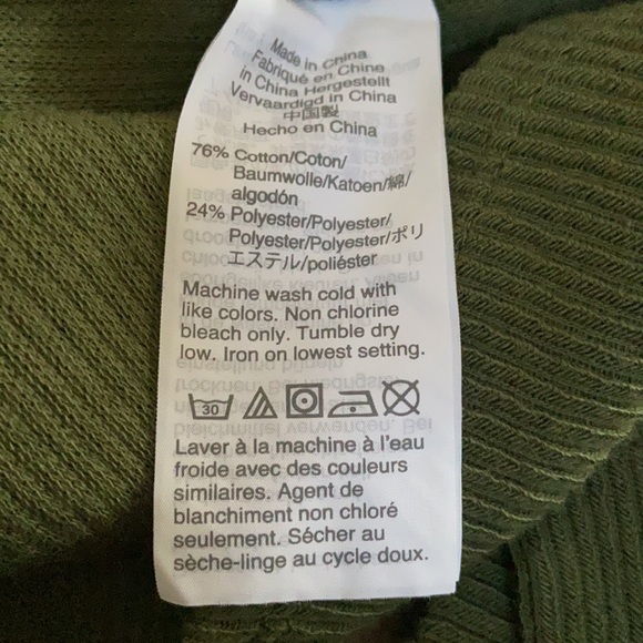 Madewell Texture & Thread Jacquard Knot-Front Top in Green Size Small NWT - Picture 7 of 8